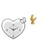 thumbnail image 1 of Reloj De Pared En Forma De Corazón, Figura De Pollo Acrílico, Decoración Feng Shui, Diseño Creativo Decorativo, Movimiento Silencioso, Arte De Pared, Estatua De Gallo, Escultura De Gallo, 1 of 8
