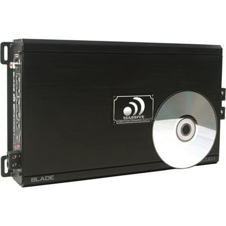 Massive Audio - Massive BP6000.1 Car Amplifier Black - Black
