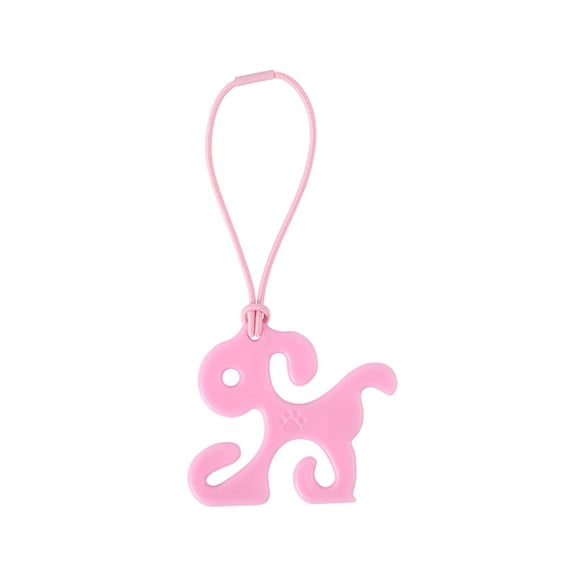 Hands-Free Dog Poop Bag Holder for Leash, Portable Waste Bag Carrier Clip, Dog Walking Accessories and Waste Bag Dispenser Attachment D#079 Pink