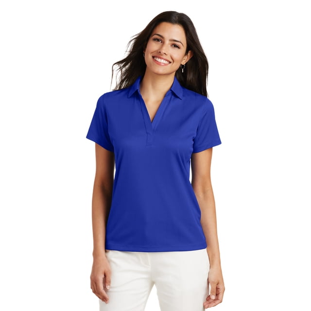 Port Authority® Ladies Performance Fine Jacquard Polo. L528 Autoridad Portuaria L528