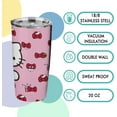 thumbnail image 4 of Cartoon Cat 20 Oz Stainless Steel Tumbler Leak Proof Tumbler with Straw and Lid, Travel Coffee Mug for Home Outdoor, Thermal Cups for Hot and Cold Drinks, 4 of 6