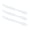 Clear, variant on Smarty White Baroque Disposable Plastic Dinner Forks 480ct