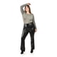 thumbnail image 1 of Pantalon flare tipo vinipiel Roman Fashion / Tallas Extras, 079 (Negro) negro 36, 1 of 6