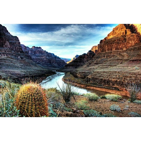 Canyon View - CANVAS OR FINE PRINT WALL ART