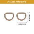 thumbnail image 2 of Shisuyan Boutons d'Artisanat Dorés 100 Pcs 0.2x0.15 Po, 2 of 8