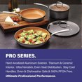 thumbnail image 5 of Gotham Steel Pro 5-Piece Hard Anodized Cookware Set – Ultra Nonstick Titanium & Ceramic Coating, Metal Utensil Safe, Oven & Dishwasher Safe, Stay-Cool Handles, 5 of 5