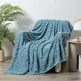 thumbnail image 3 of Dmlowu Extra Large Throw Blanket - 28x40" Cozy Fleece Blanket, Comfortable Breathable Throw Blanket for Couch Sofa Bed, Warm Fluffier Fuzzy Blanket, 3 of 6