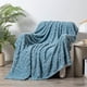 thumbnail image 4 of Manta de camilla de ante, vellón 70x100cm | Manta cálida, suave y acogedora para oficina, sofá, cama | Diseño ligero de rayas, opciones multicolor, perfecto para siestas y descanso, 4 of 6