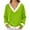 Light Green, variant on KHONTS Christmas T Shirts for Women Xmas V Neck Trim Tees Casual Loose Sweatshirts Long Sleeve Pullover Tops Red XL