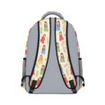 thumbnail image 3 of Princess and Heart Beige Pattern Backpack for School, Cute School Bag with Adjustable Shoulder Straps and Padded Back, 15.3"x11"x6.7", 3 of 5