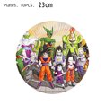 thumbnail image 3 of Decoraciones de cumpleaños de Dragon Ball, globos de aluminio, decoración para tartas, suministros para fiestas temáticas de Son Goku, platos, cajas de dulces, baby shower, 3 of 5