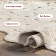 thumbnail image 4 of nuLOOM Iraida Contemporary Faux Cowhide Area Rug, 5' x 6' 7", Shaped, Iraida Gold, 4 of 10