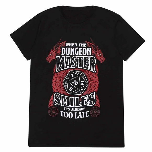 Dungeons & Dragons Adulte Quand le Maître de Donjon Sourit T-Shirt