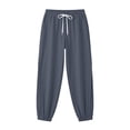 thumbnail image 4 of JOANKDMI Athleta Pants Women Basketball Running Drawstring Straight Leg Breathable Quick Dry Bottoms Elastic Waisted Joggers Sports Active Workout Trousers, 4 of 5