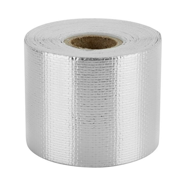 Ceinture en Fibre de Verre Ignifuge Réfléchissante pour Automobile Moto Refit Bande d'Isolation Thermique Rouleau Résistant à l'Usure