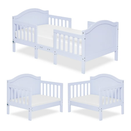Dream On Me Portland 3 in 1 Convertible Toddler Bed, Lavender Ice