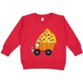 thumbnail image 2 of Inktastic Pizza Lover Food Truck Funny Toddler Sweatshirt, 2 of 4
