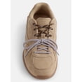 thumbnail image 5 of No Boundaries Women's Faux Suede Double Lace Sneakers, 5 of 5