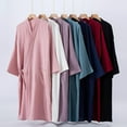 thumbnail image 2 of OWLONLINE Japanese Style Pajamas Gauze Cotton Japanese Kimono Suit, 2 of 4