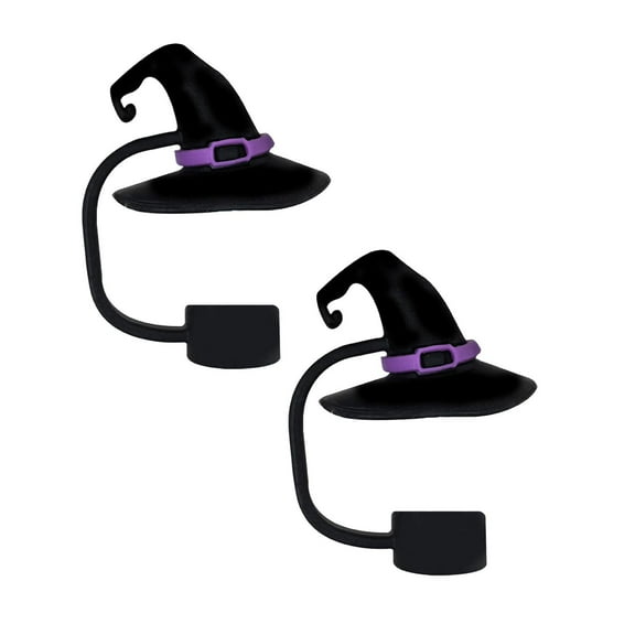 2Pack Halloween Straw Cover Cap For Cup Silicone Straw Topper For 30&40 Oz Tumbler With Handle 10Mm 0.4In Proof Reusable Straw Tips Lids For Halloween Gifts. Straw