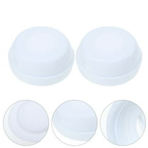LEORX 8pcs Wide Neck Leak Proof Bottle Caps for Easy Milk Storage