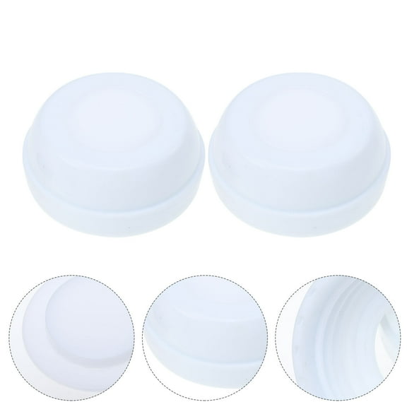 LEORX 8pcs Wide Neck Leak Proof Bottle Caps for Easy Milk Storage