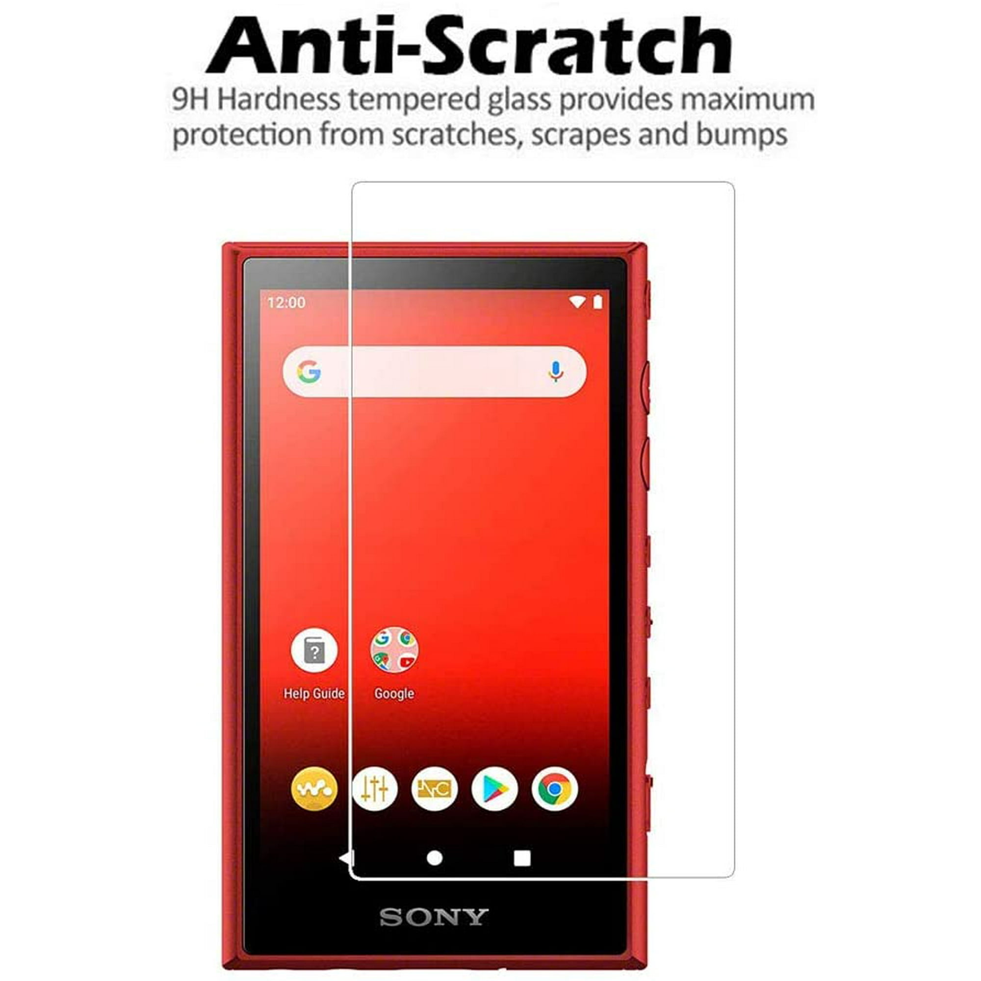 Zshion Glass Screen Protector for Sony NW-A100 NW-A100TPS / NW