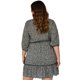 thumbnail image 3 of Vestido Talla extra Roman Fashion 4284 escote V negro flor 40, 3 of 6