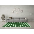 thumbnail image 3 of Ahgly Company Indoor Rectangle Abstract Emerald Green Contemporary Area Rugs, 6' x 9', 3 of 4
