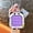 Purple Panda Stress Relief Squishy Pendant, variant on Cute panda stress-relief squishy bubble keychain pendant student backpack decoration toy gift