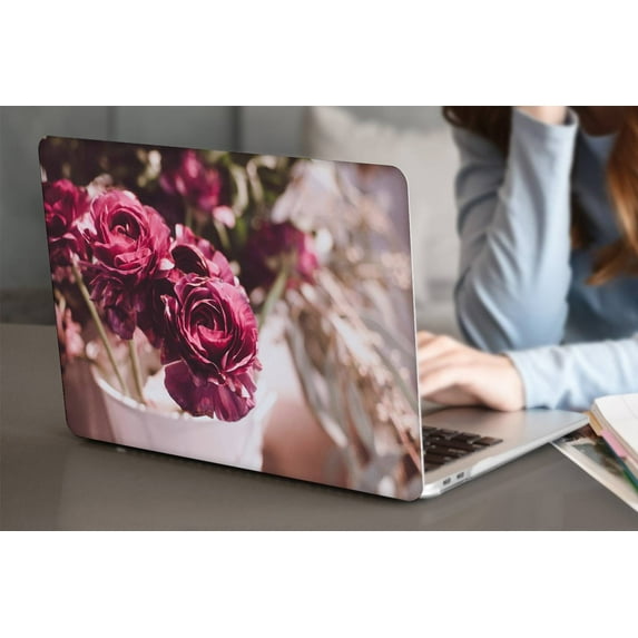 KSK KAISHEK Plastic Hard Protective Shell Case Cover Compatible 2018 2019 2020 2021 2022 Rel. New MacBook Air 13 inchs Touch ID + Black Keyboard Cover Model: A2337 m1 A2179 A1932 Purple series 0797