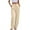 Beige, variant on yueewhu Women's Linen Pants Wide Leg Dressy Casual Beach Linen Pants Summer with Pockets (Beige, XL)