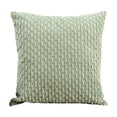 thumbnail image 2 of Tuvgenk 18x18 Decorative Pillow Covers Green Stain Protection Pillow Covers Square Soft Decorative Couch Pillow Covers, 2 of 6