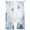 blue, variant on Starfish Coastal Semi Sheer Curtains 45 Inch Length 2 Panels Set, Nautical Summer Beach Coral Shell Sheer Kitchen Curtain Privacy Voile Window Curtain for Living Room Bedroom Rod Pocket Drapes
