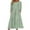 Army Green dresses, variant on Wycnly Dresses for Women 2024 Summer Plus Size Casual Loose Pleated Swing Pocket Tunic Sundress Floral Print Elbow-Length Crewneck Long Formal Dresses for Women Green l