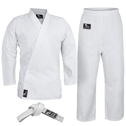 Lightweight Uniform Karate Martial Arts Student Gi with Belt 4 Colors! 