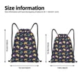 thumbnail image 2 of Daiia Turtle Pattern Drawstring Backpack, Gym Bag, Lightweight Backpack, Water-Resistant Bag Travel Sports Backpack, Fitness Bag, Yoga Bag-Medium, 2 of 6