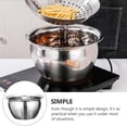 thumbnail image 2 of Shisuyan 1 Pce Bol de Rangement en Acier Inoxydable Bassine d'Assaisonnement de Cuisine Bol Multifonction, 2 of 8