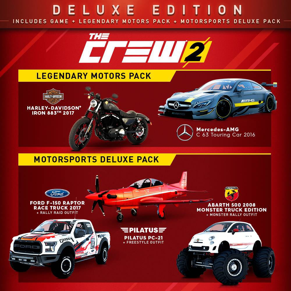 The Crew 2 (Deluxe Edition) cover or packaging material - MobyGames