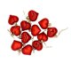 thumbnail image 1 of Colgante de árbol de Navidad de 60 piezas, bola galvanizada con forma de corazón de melocotón para Navidad, decoración para el hogar, fiesta, boda, 1 of 5