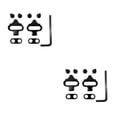 thumbnail image 2 of Eigraketly 1 par de tacos de Pedal de bicicleta de montaña con llave de repuesto para bicicletas, placas de bloqueo antideslizantes, accesorios para Type1 NO1 Eigraketly  CBP445034, 2 of 5
