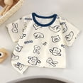 thumbnail image 2 of Staki Boys T Shirts Toddler Boys Graphic Tee Shirts Cotton Short Sleeve Crewneck Tops for Little Boys 2T 3T 4T Dark Blue,18-24 Months, 2 of 4