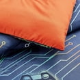 thumbnail image 6 of Chezmoi Collection 3-Piece Kids Multi-Color Video Games Controller Skateboard Microfiber Comforter Set, Twin, 6 of 9