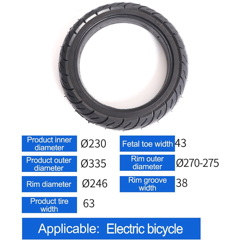 YLLSF 14*2.5 Electrombile Solid Tyre Inflation-free Tire Solid Rubber Electric tire