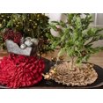 thumbnail image 2 of Burlap Collection Ruffled Design Jute Christmas Tree Skirt, 72", Natural, 2 of 2