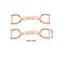 thumbnail image 2 of HAMPPLIES 5Ud Conector De Metálico Dorado Ajustable Para Cinturones Y Bolsos, 2 of 8