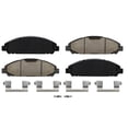 thumbnail image 4 of Detroit Axle - Front Brake Kit for 2015-2023 Ford Mustang, Drilled and Slotted Disc Brake Rotors Ceramic Brakes Pads Replacement : 12.60" inch Rotor, 4 of 7