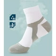 thumbnail image 5 of 6 Pairs Ankle Running Socks Low Cut Breathable Sports Tab Cushioned Casual Cotton Socks for Men and Women , Size 6-12, 5 of 6