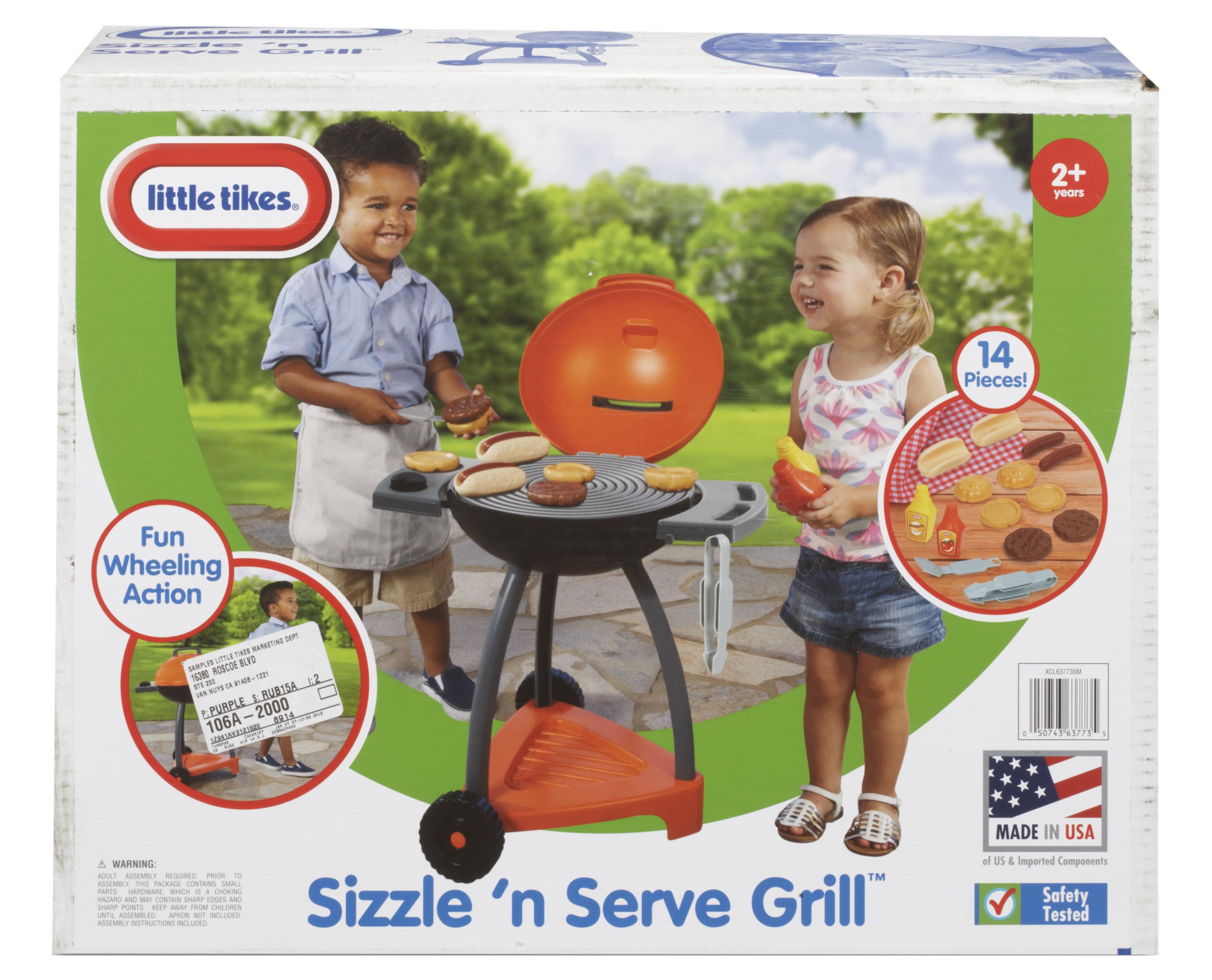 Little Tikes Sizzle 'n Serve Barbecue Grill Playset photo 6