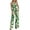 Green, variant on Zszcpp Womens Rompers And Jumpsuits Beach Wear Wide Leg Refreshing Loose Fit Zebra Print Trendy Thin Bodysuit Playsuit Casual Trousers